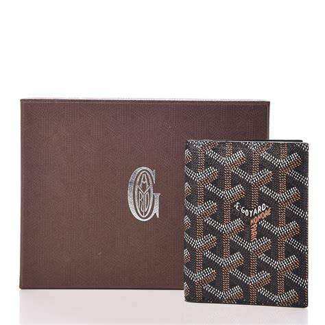 goyard saint marc card wallet|GOYARD Goyardine Saint Marc Folding Card Case Black.